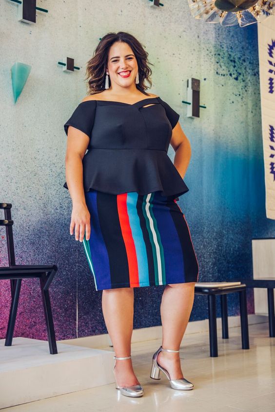 How to dress plus size with big belly or Round Body Type