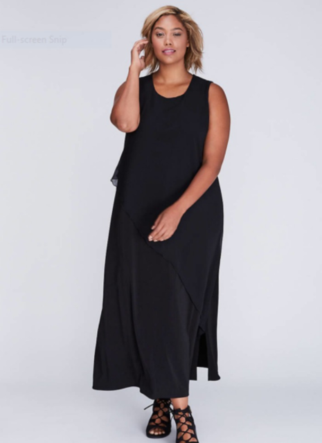 Try asymmetric tops and dresses to flaunt your size