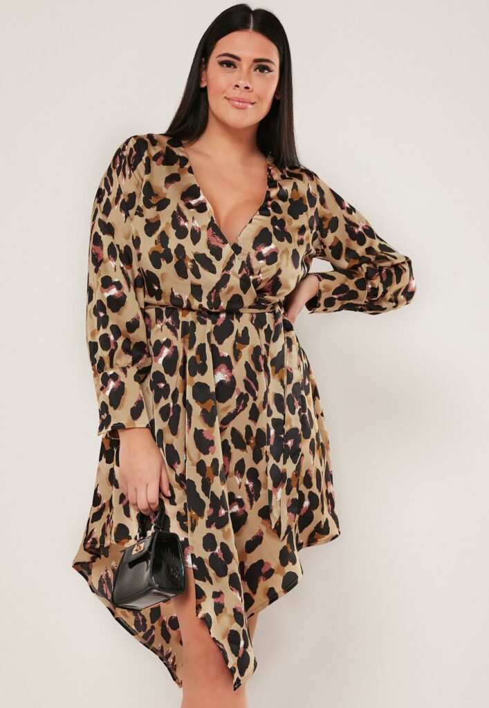 Leopard print midi dress for your next summer holiday