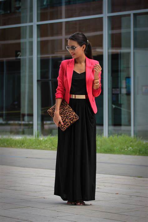 Maxi dress in a blazer for styles